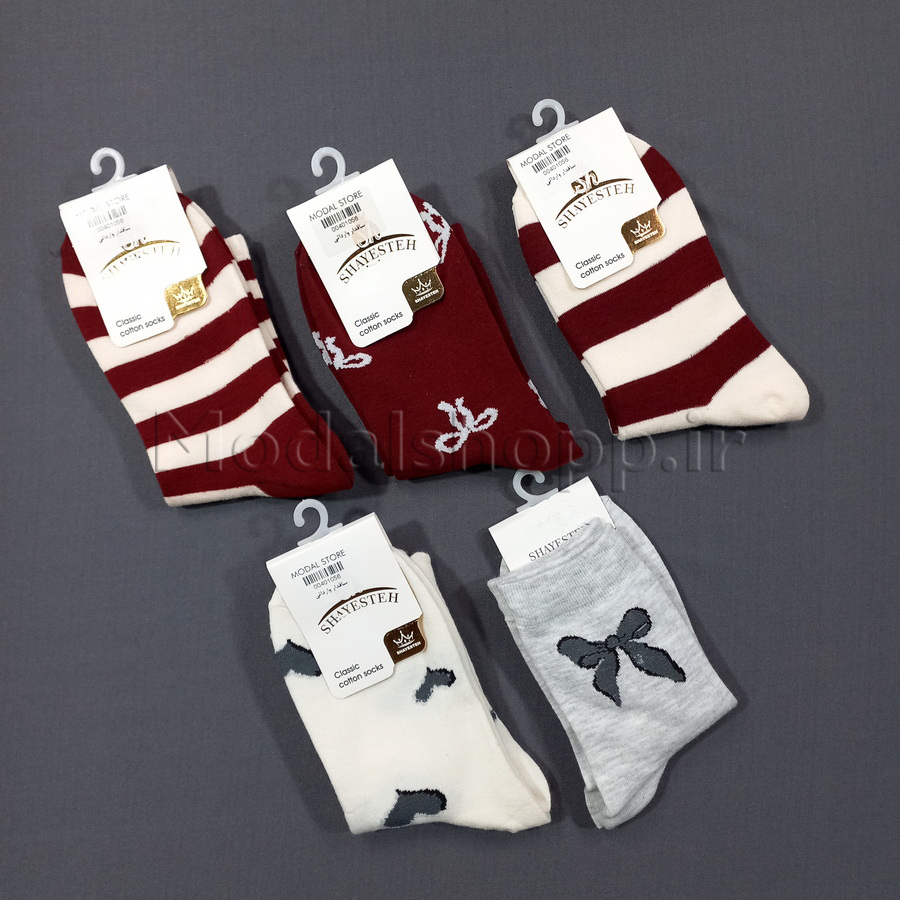 جوراب ساقدار زنانه طرحدار