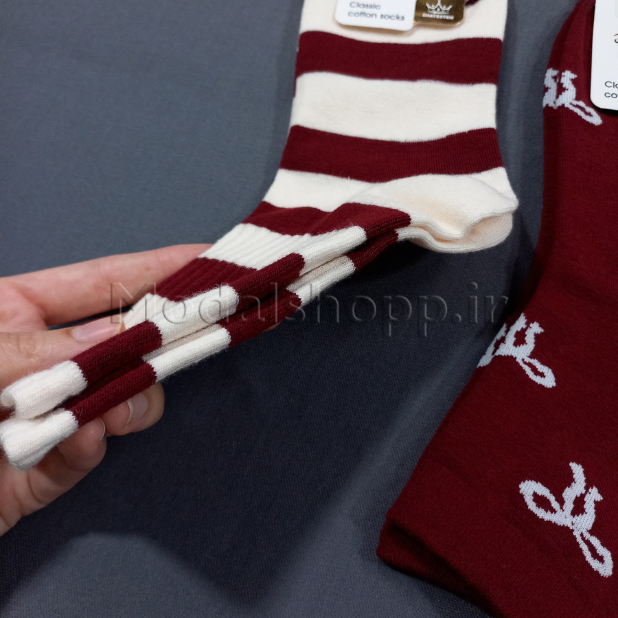 جوراب ساقدار زنانه طرحدار