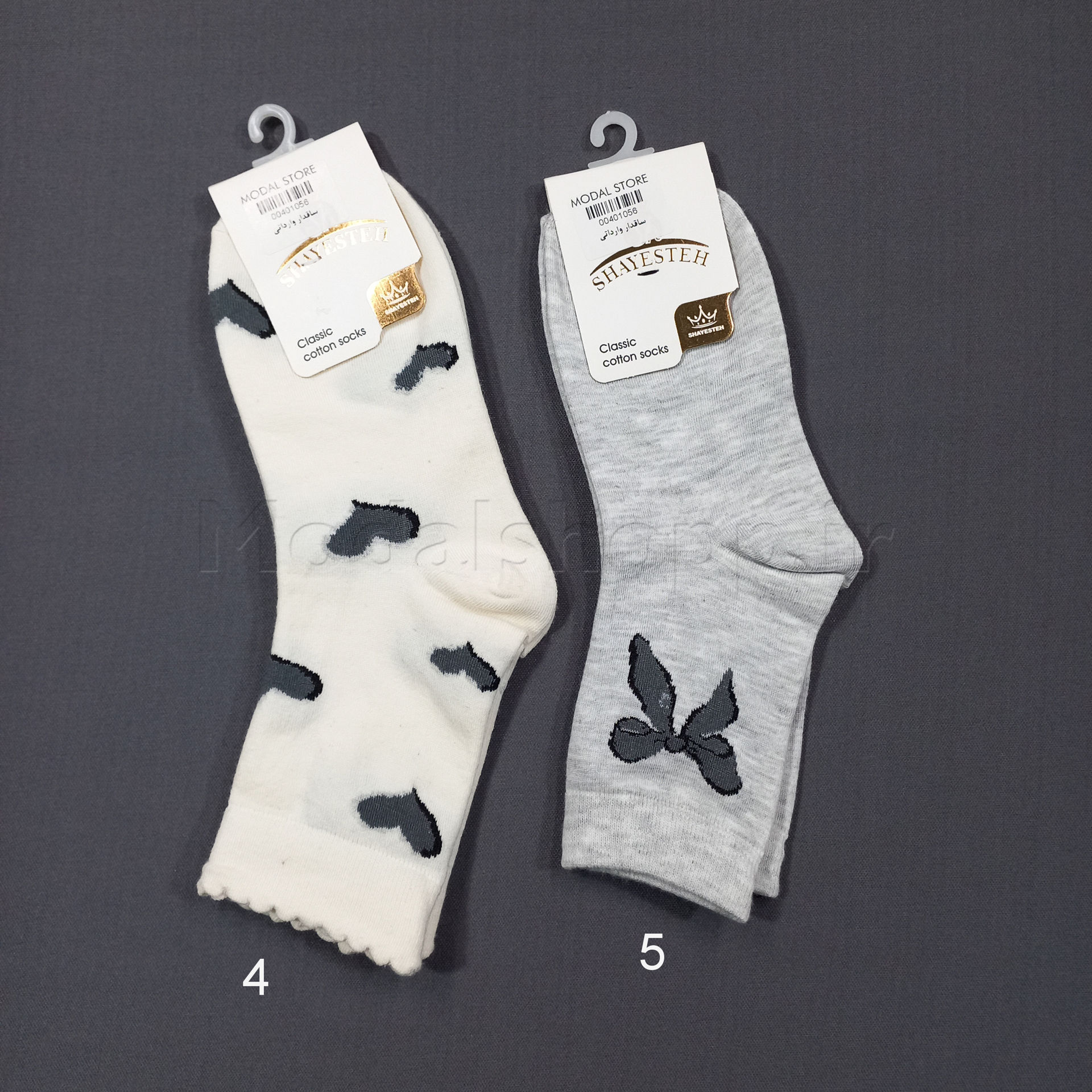 جوراب ساقدار زنانه طرحدار