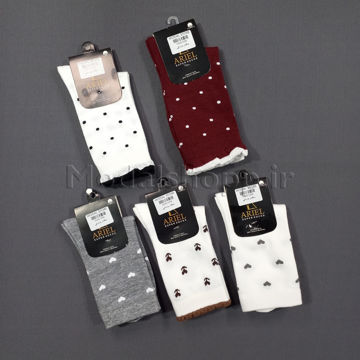 جوراب ساقدار زنانه طرحدار