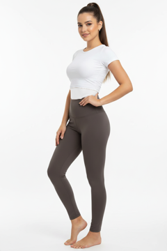 لگ مات ورزشی زنانه، کمر گنی و لیفت کننده باسن اسپاندکس (گرم بالا) | Spandex Leggings