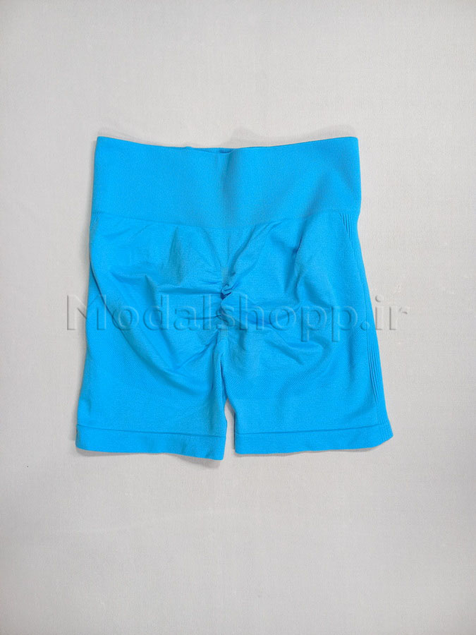 شورتک زنانه سیملس پشت کش دار مشکی | Seamless Shorts