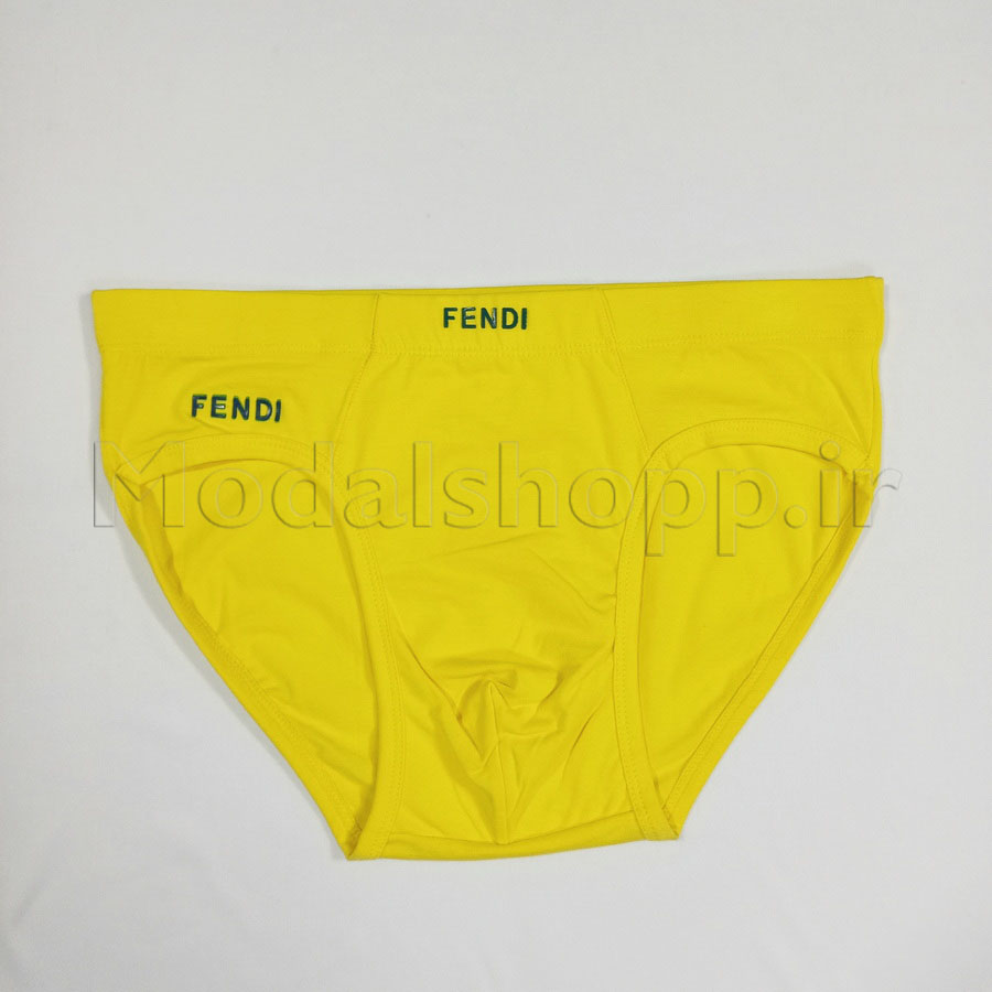 شورت اسلیپ کتان طرح فندی | FENDI