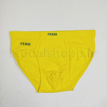 شورت اسلیپ کتان طرح فندی | FENDI