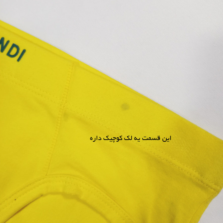 شورت اسلیپ کتان طرح فندی | FENDI (ایراد دار)