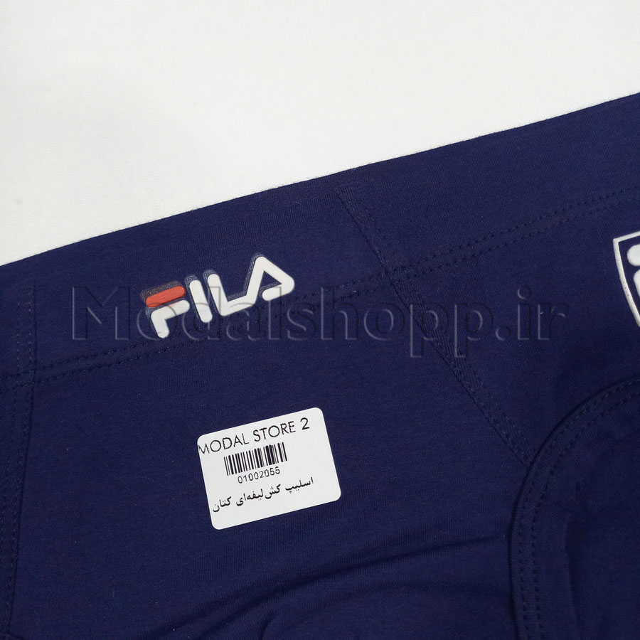 شورت اسلیپ کتان طرح فیلا | FILA